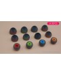Bullet Shape Earphone Silicone Sleeve In-Ear Eartips (Size M/20 Pieces/Random Colors)