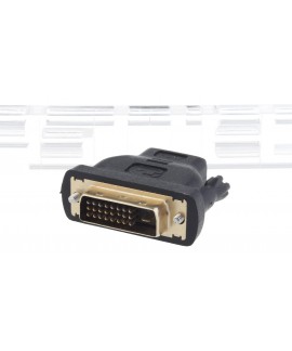 Gold Plated DVI 24+1 Female to HDMI Male Converter Adapter
