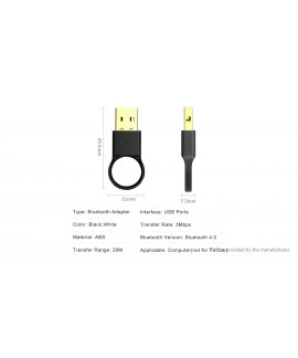 biaze D31 USB Bluetooth V4.0 Adapter Dongle